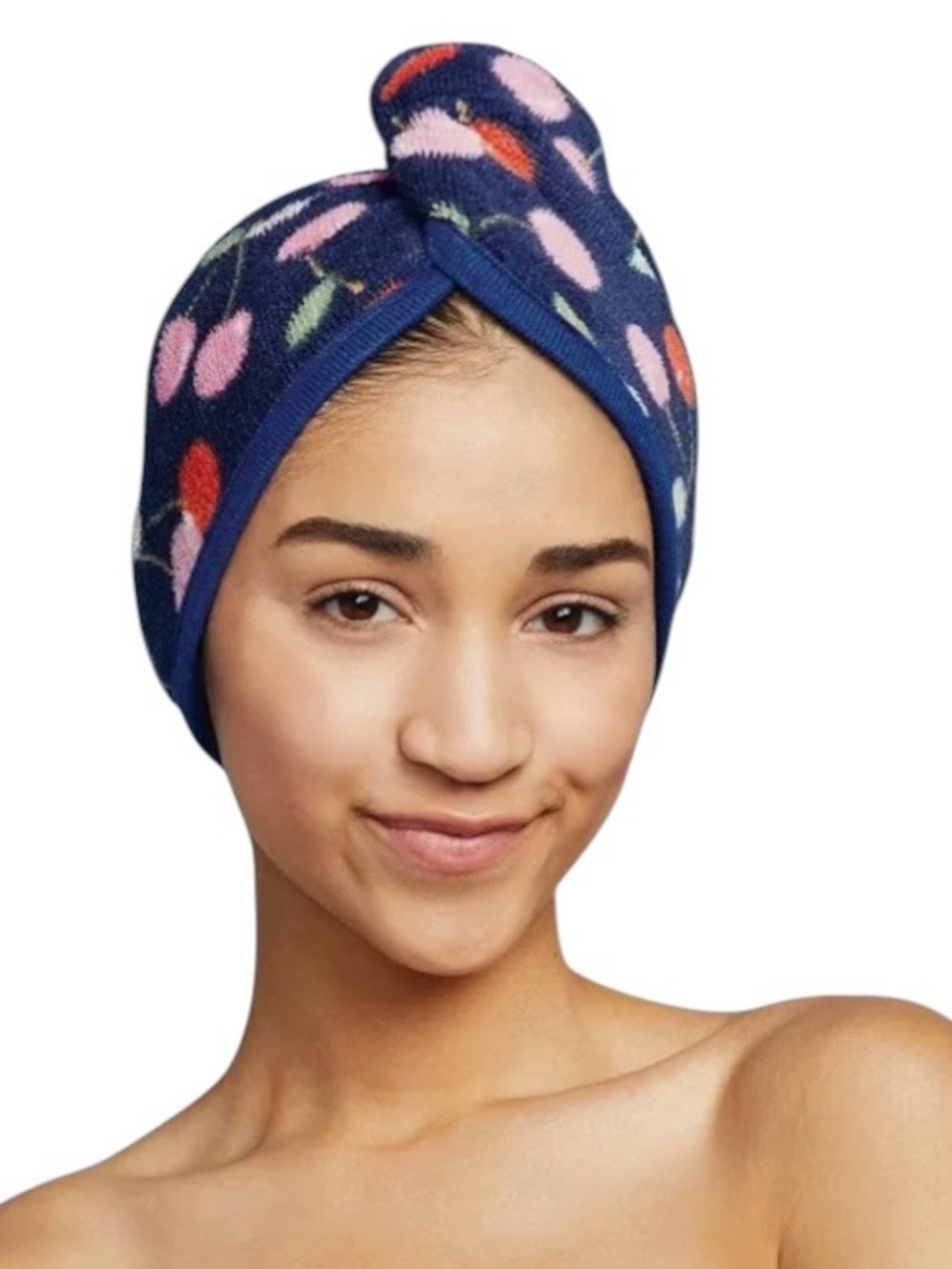 Women's Room Essentials Printed/Solid Hair Towel Wrap Set NWT